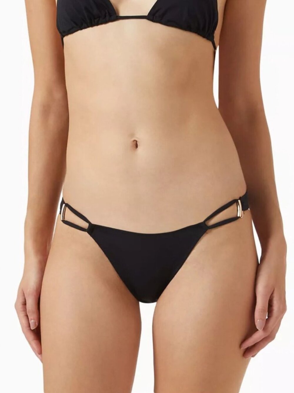 New! Tropic Of C Black Celeste Compression Bikini Briefs Small 34367